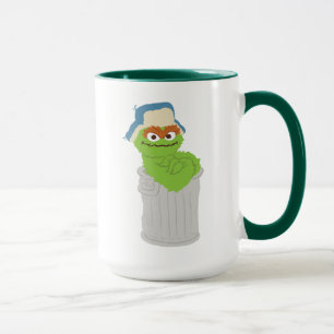 Oscar the Grouch Trash Can Lean Mug