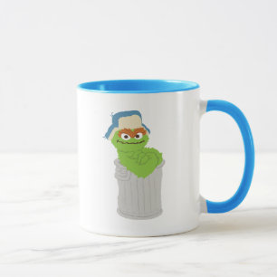Oscar the Grouch Trash Can Lean Mug