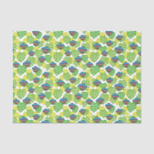 Oscar the Grouch   Tropical Pattern Tissue Paper
