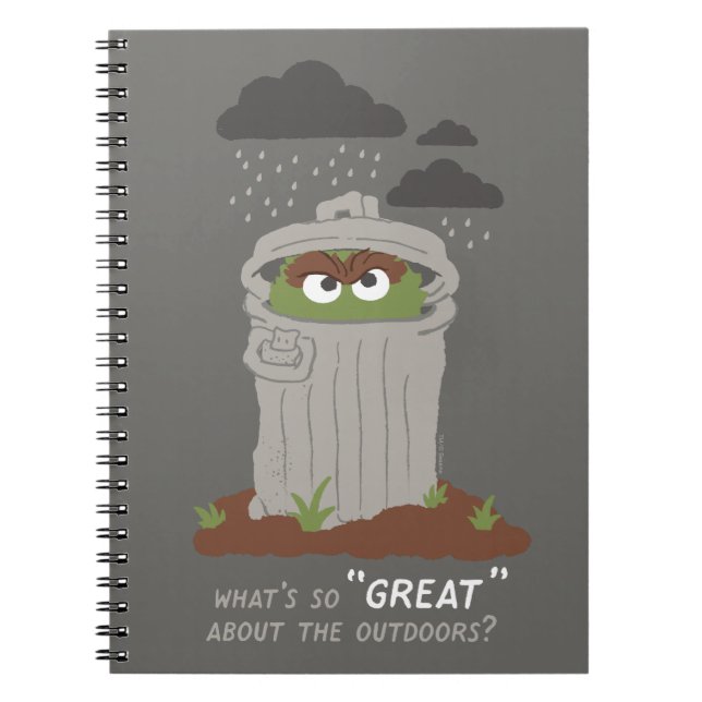 Oscar The Grouch | What's So Great About The Outdo Notebook (Front)