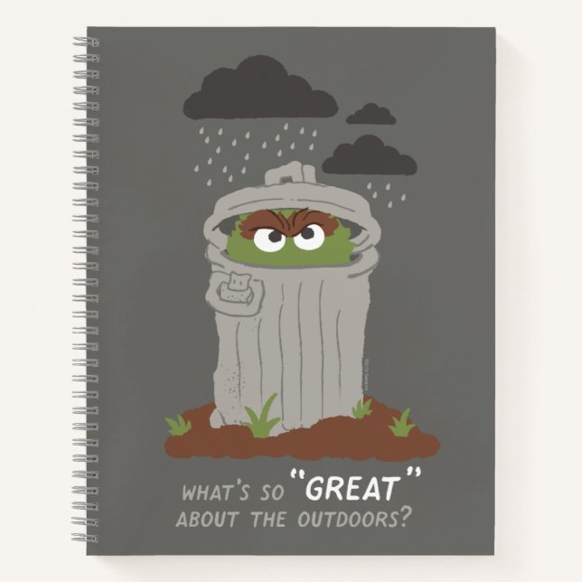 Oscar The Grouch | What's So Great About The Outdo Notebook (Front)