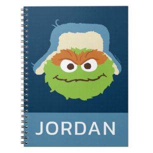 Oscar the Grouch Woodland Face Add Your Name Notebook