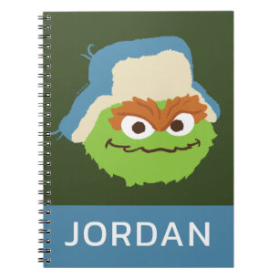Oscar the Grouch Woodland Face Add Your Name Notebook