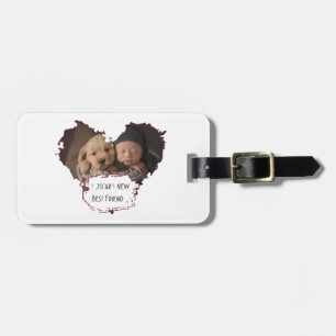 oscar's new best friend luggage tag