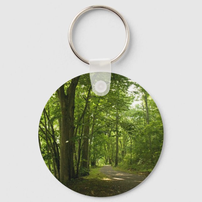 Osceloa Island Weir Dam Bristol Tennessee Keychain (Front)