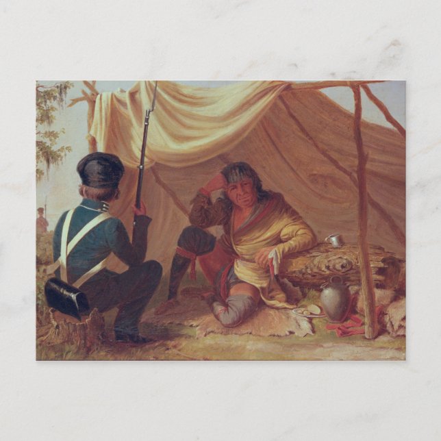Osceola in Captivity, c.1837 Postcard (Front)