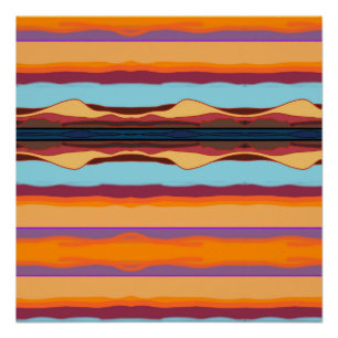 Oscillation Art Poster