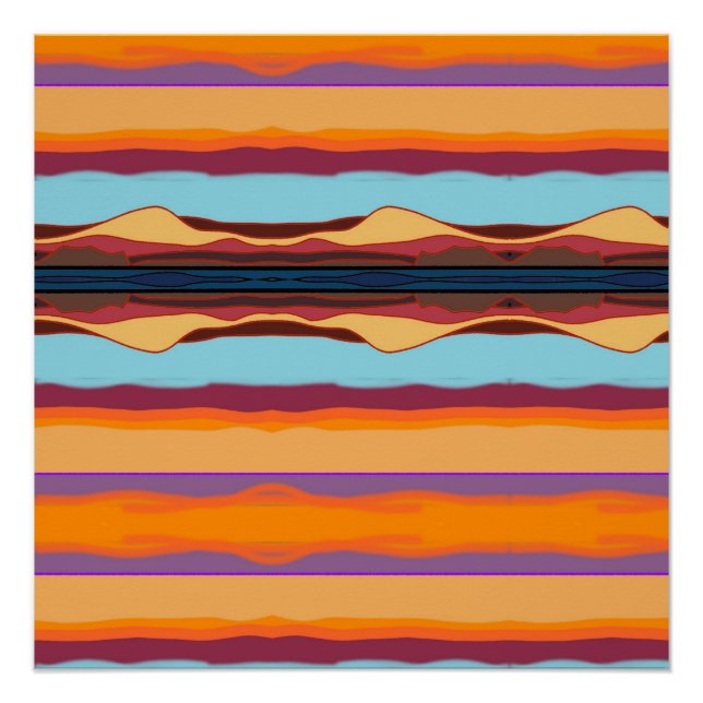 Oscillation Art Poster (Front)