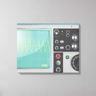 Oscilloscope Canvas Print