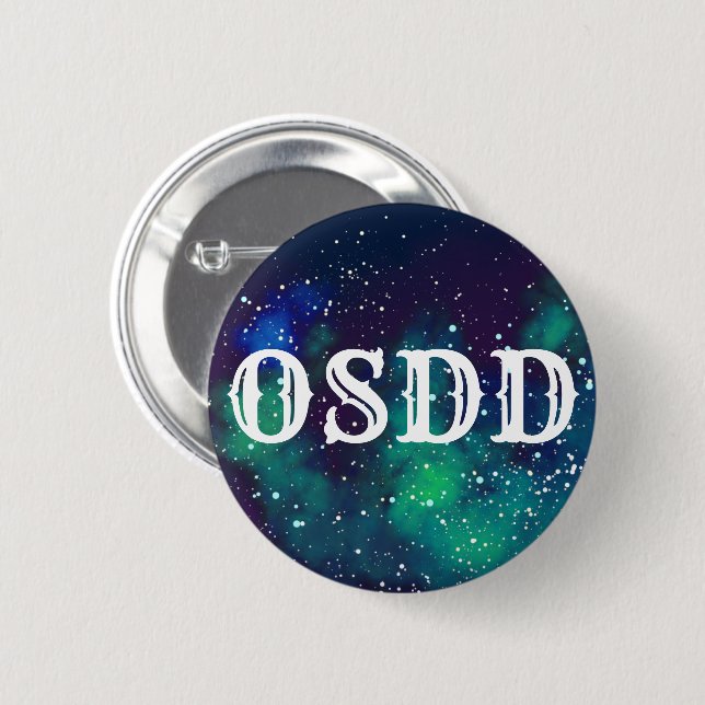 OSDD Customizable Galaxy Identity 2 Inch Round Button (Front & Back)