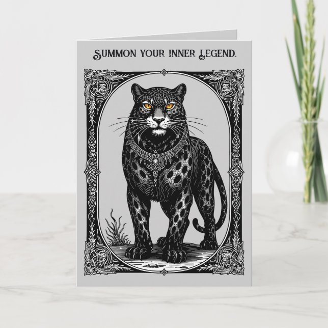 Ose Ars Goetia Demon Leopard Card (Front)