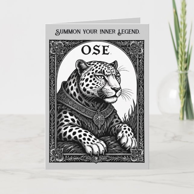 Ose The Goetic Leopard Ascends Card (Front)