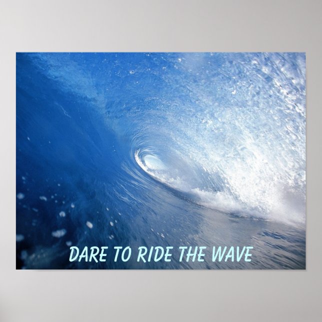 Osez surfer sur la vague Poster (Devant)