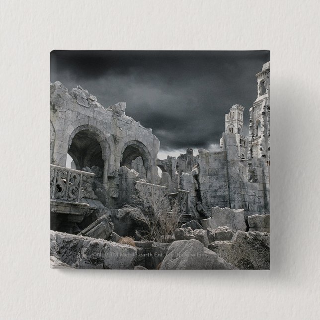 Osgiliath 2 Inch Square Button (Front)