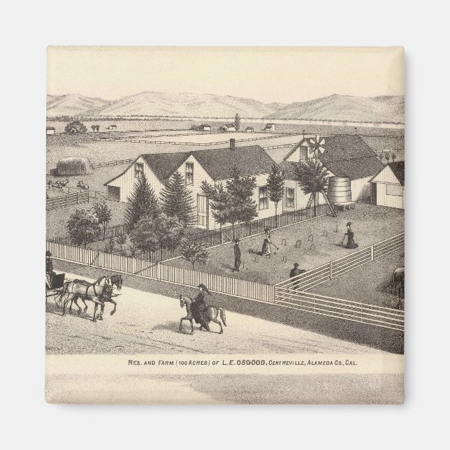 Osgood, Cameron residences, farms Magnet (Front)
