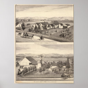Osgood, Cameron residences, farms Poster