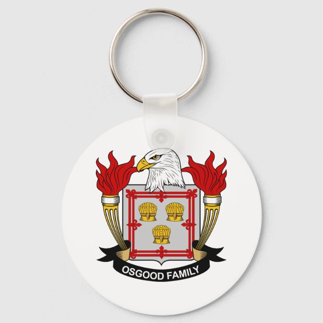 Osgood Family Crest Keychain (Front)