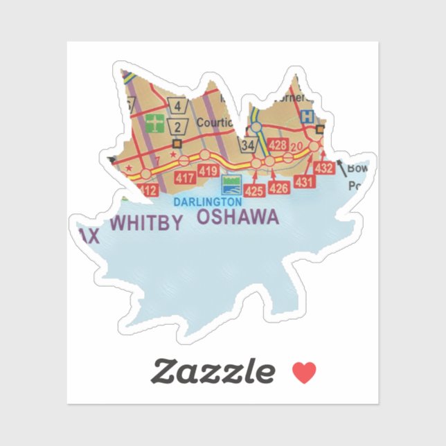 Oshawa Ontario Painted Leaf (Sheet)