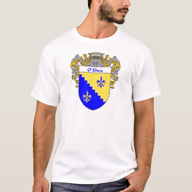 O'Shea Coat of Arms (Mantled) T-Shirt (Front)