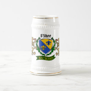 O'Shee/Shea Irish Shield Beer Stein