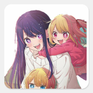 oshi no ko square sticker