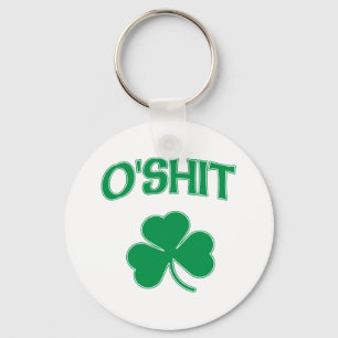 O'Shit Irsh Shamrock Keychain