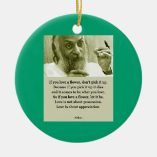 Osho Ceramic Ornament