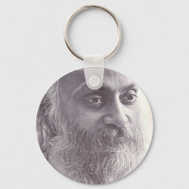 Osho closeup.jpg keychain (Front)