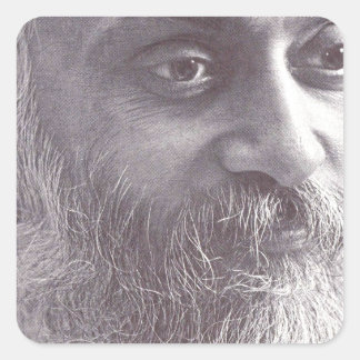 Osho closeup.jpg square sticker