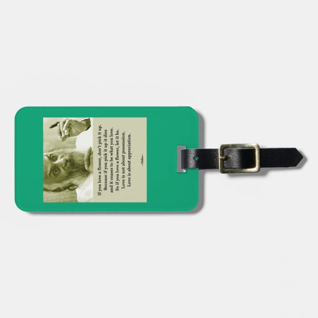Osho Luggage Tag (Front Horizontal)