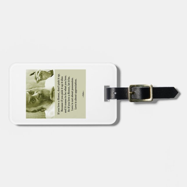 Osho Luggage Tag (Front Horizontal)