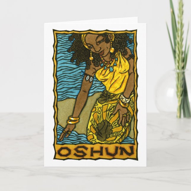 Oshun Greeting Card (Front)