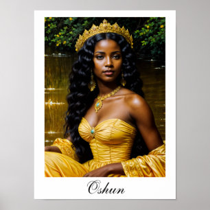 Oshun Orisha - African Goddess Poster