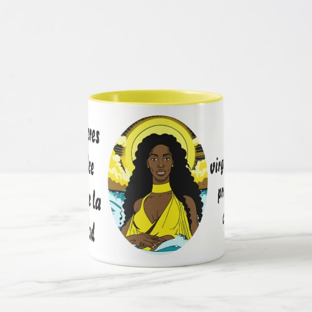 Oshun virgen morena de la Caridad Mug (Center)