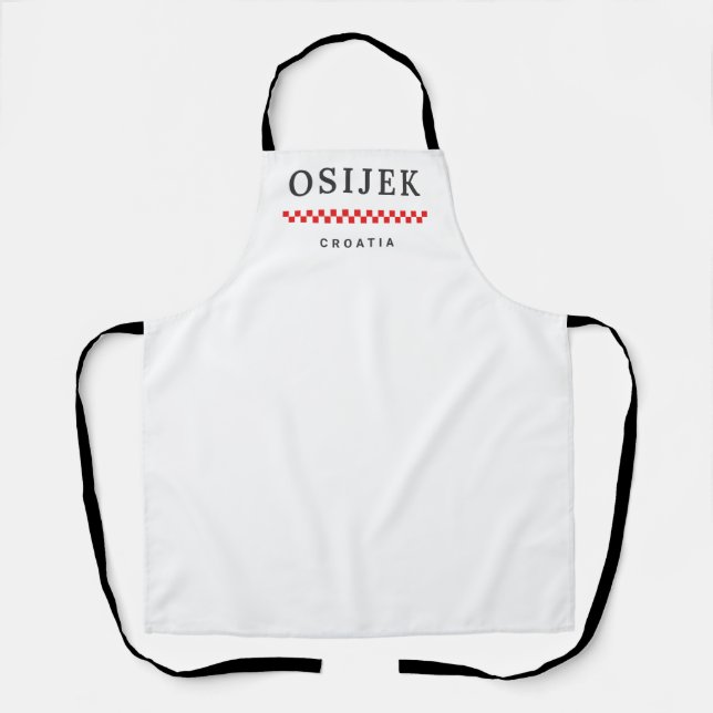 Osijek City Croatia Apron (Front)