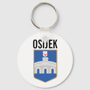Osijek coat of arms, Croatia Keychain