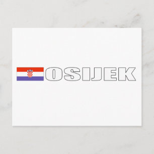 Osijek, Croatia Postcard