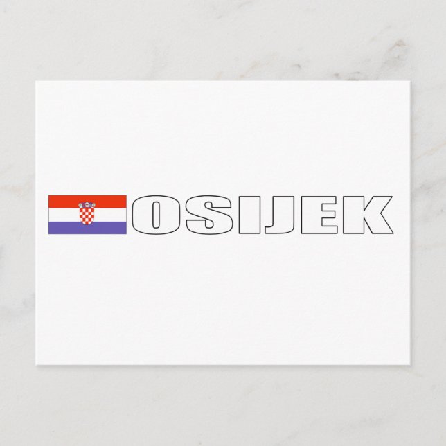 Osijek, Croatia Postcard (Front)