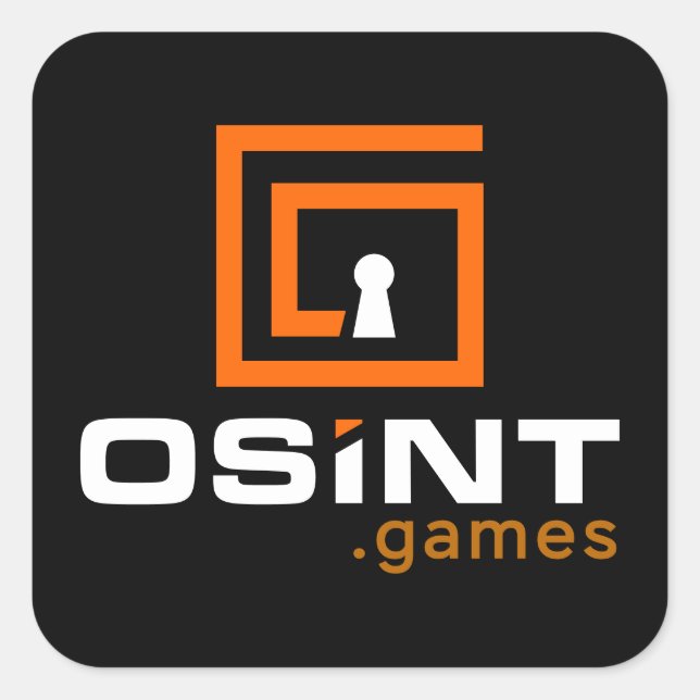OSINT Games 3"x3" Stickers (Front)