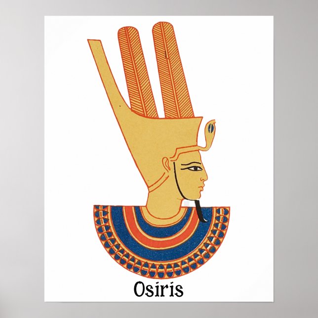 Osiris Ancient Egyptian god  Poster (Front)