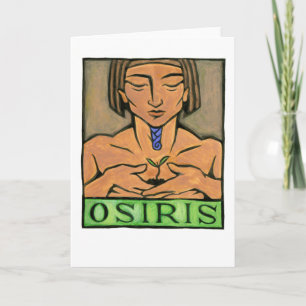 Osiris Greeting Card