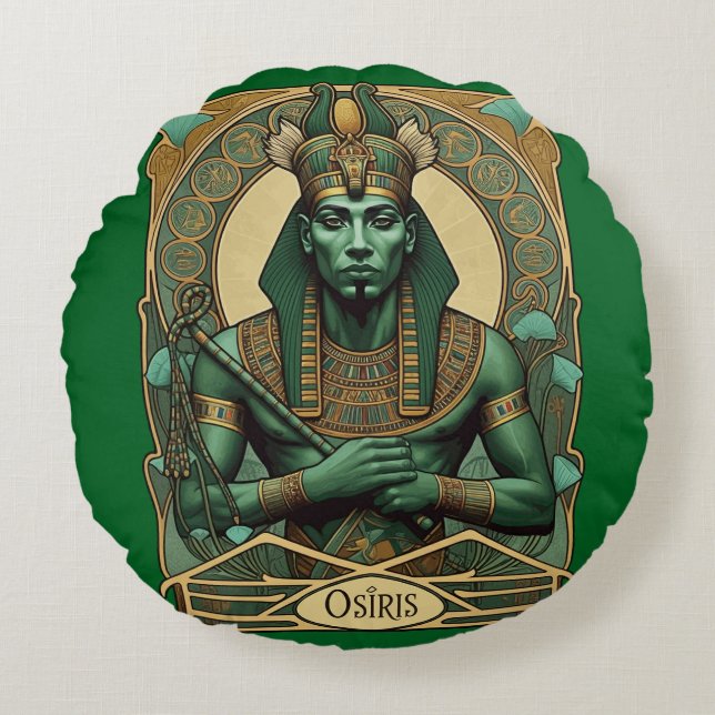 Osiris Round Pillow (Front)