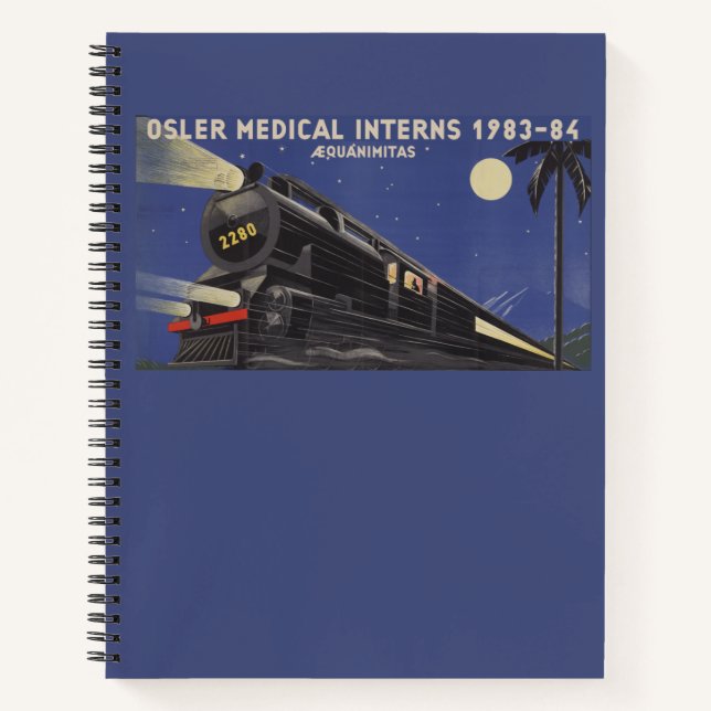Osler Intern Notebook (Blue) (Front)