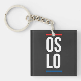 Oslo City Design Keychain