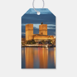 Oslo City Hall Norway Gift Tags