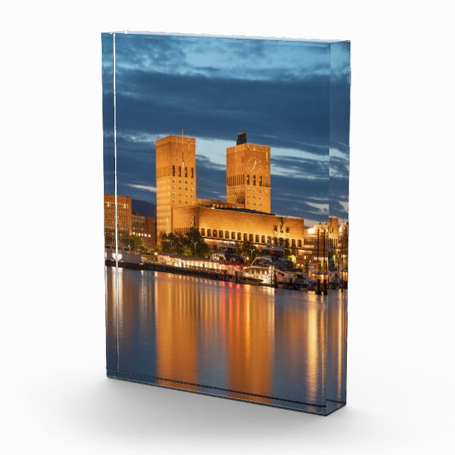 Oslo City Hall Norway Photo Block (Right)