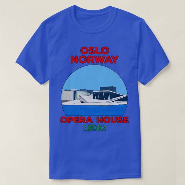 Oslo House Norway T-Shirt (Design Front)