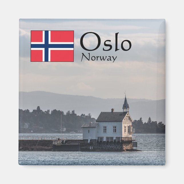 Oslo Lighthouse Magnet (Front)