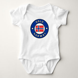 Oslo Norway Baby Bodysuit