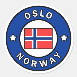 Oslo Norway Classic Round Sticker